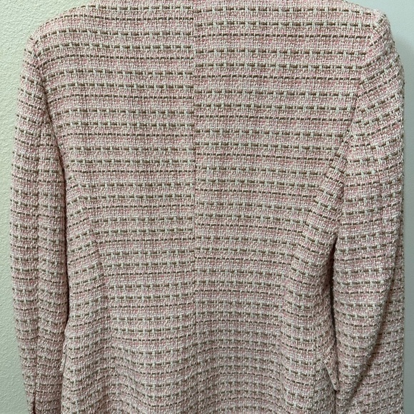 Zara Pink Tweed Blazer - Picture 2 of 13